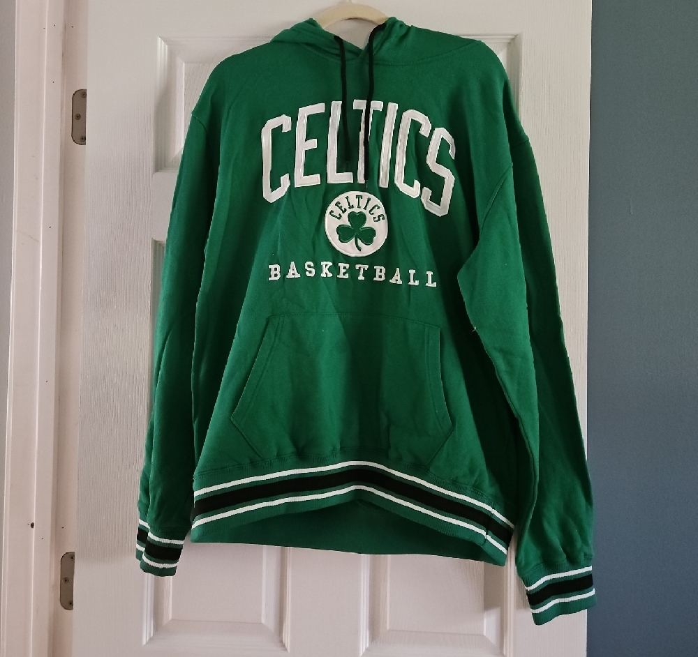 Official NBA Green Boston Celtics Hoodie Size XL